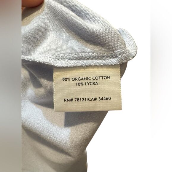 Eileen Fisher NWT Organic Cotton Scoop Neck Tank in Ice Periwinkle Size … - Picture 6 of 6